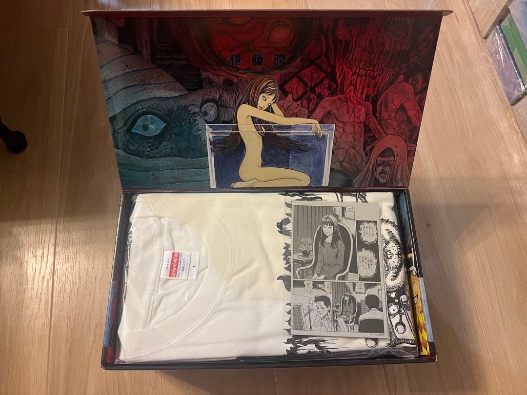 伊藤潤二傑作集 プレミアムBOXセット 全11巻 Tシャツ付き ミニ複製原画