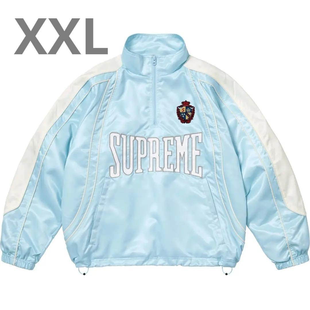 Supreme Satin Piping Pullover Light Blue - メルカリ