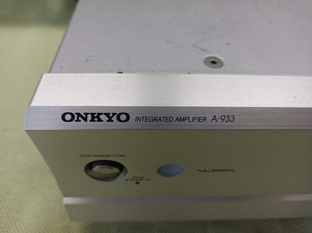 都《AUALG》ONKYO　A-933　プリメイン　アンプ　シルバー