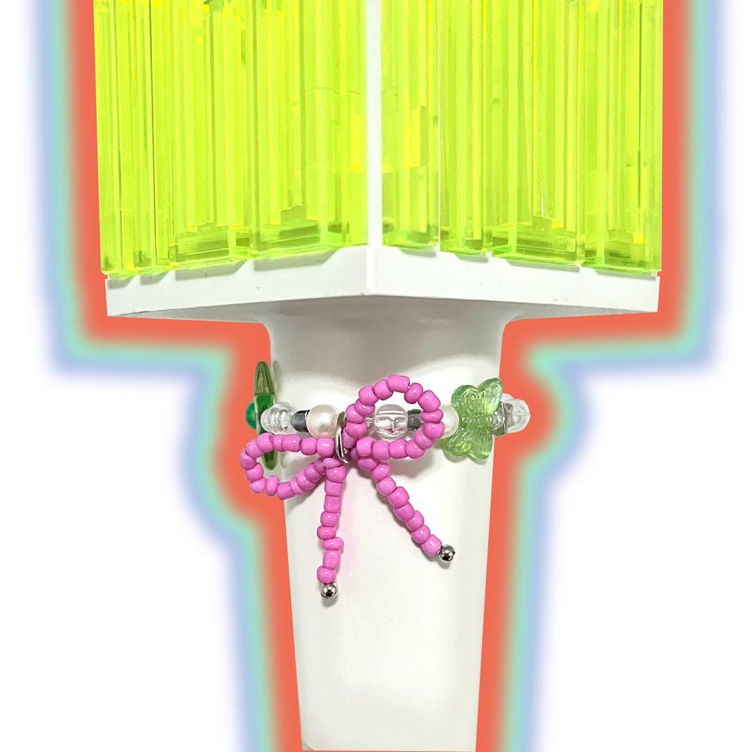 240109B】ビーズ ペンライトアクセサリー リボン ペンラ 韓国 nct