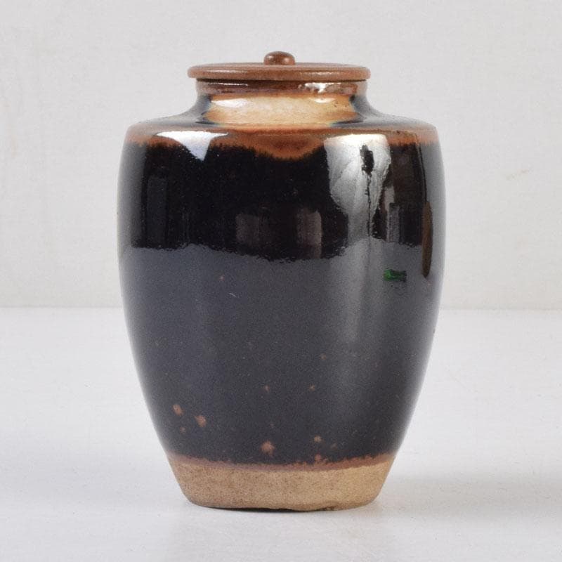 茶道具 瀬戸焼 古瀬戸 肩衝茶入 袱紗付 V 8636 - メルカリ