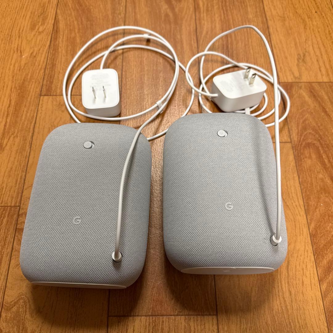 Google Nest Audio グレー 2台セット 新登場した「Google Nest Audio」は低音を強化＆2台をペアにしステレオ