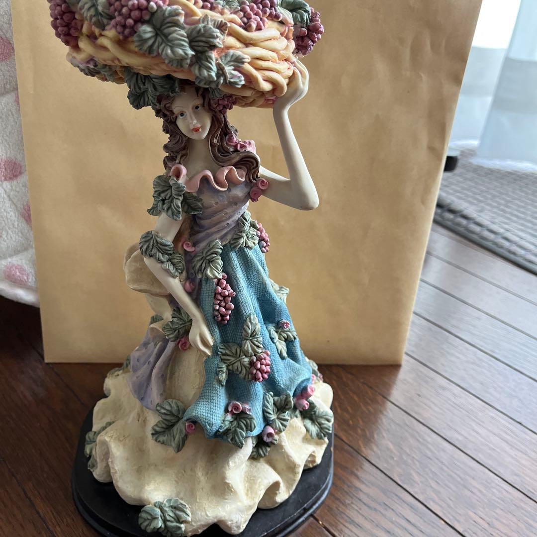 装飾的な女性像 陶器製 アンティーク高さ28センチ - メルカリ