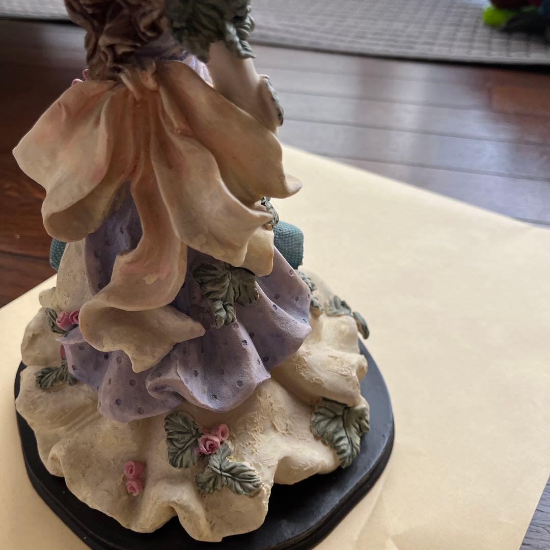 装飾的な女性像 陶器製 アンティーク高さ28センチ - メルカリ