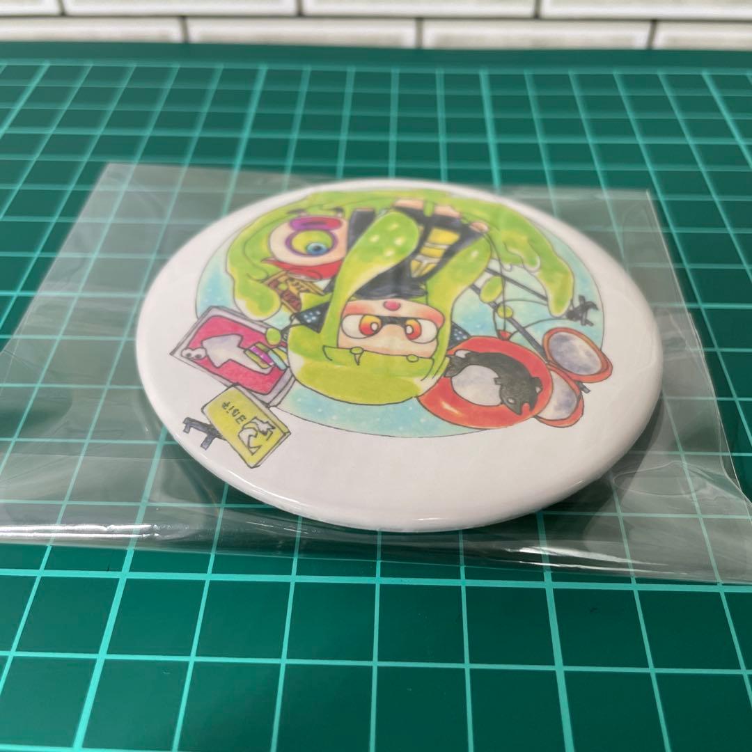 スプラトゥーン インクリング 3号 タコボール 缶バッジ - メルカリ