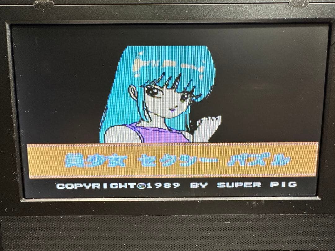 ファミコン ディスクシステム 【 美少女 セクシーパズル 】