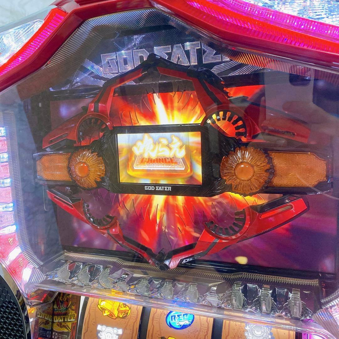 パチスロ実機 初代 ゴッドイーター 5号機 コイン不要機 家スロ 【送料