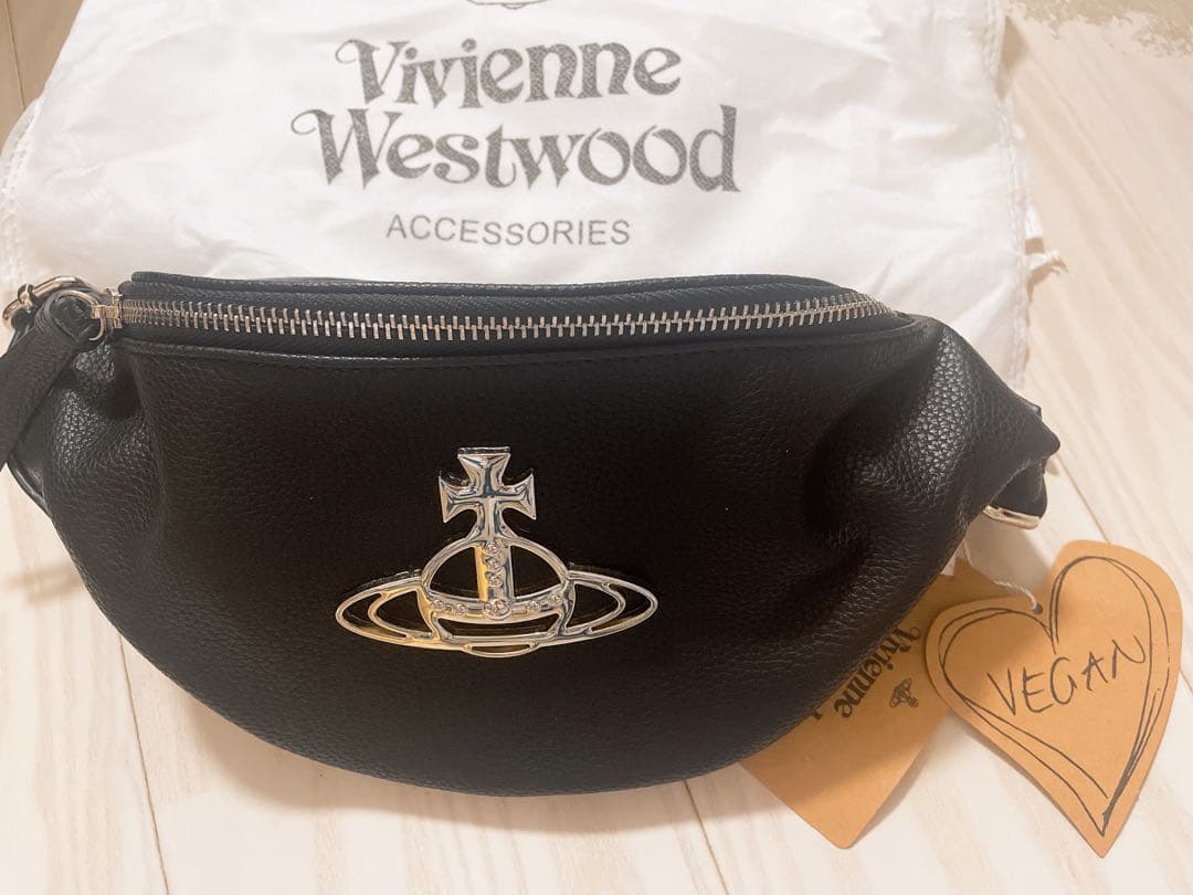 Vivienne Westwood レザー ボディバッグ ウエストポーチ ヴィヴィアンウエストウッド Vivienne Westwood ウエストバッグ ボディ
