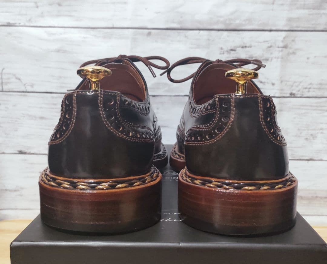 極上 希少ブダペスト製 ハインリッヒディンケラッカー コードバンBUDA