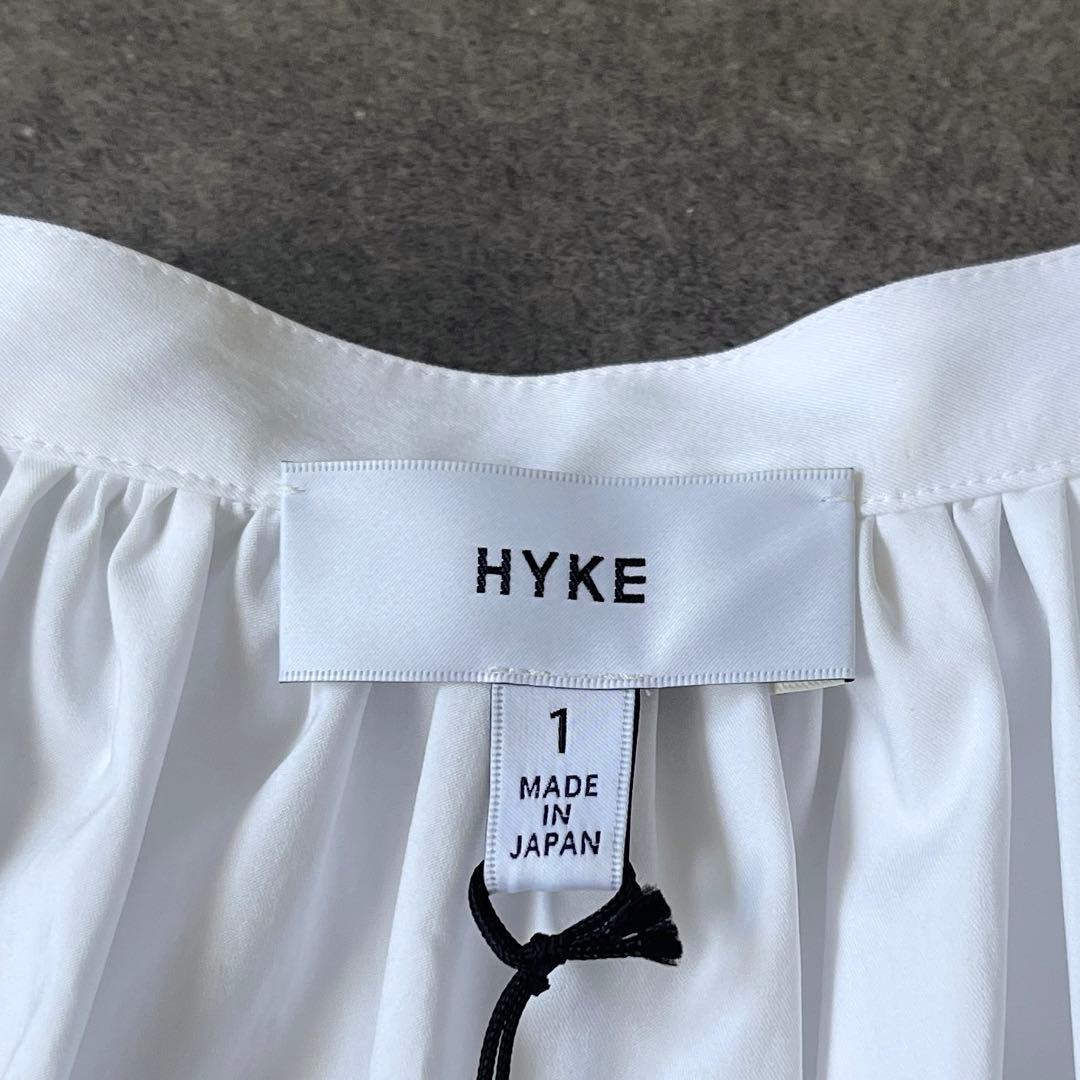 ハンナ 様専用 HYKE T/C ギャザーシャツ サイズ1 ブラウス ホワイト