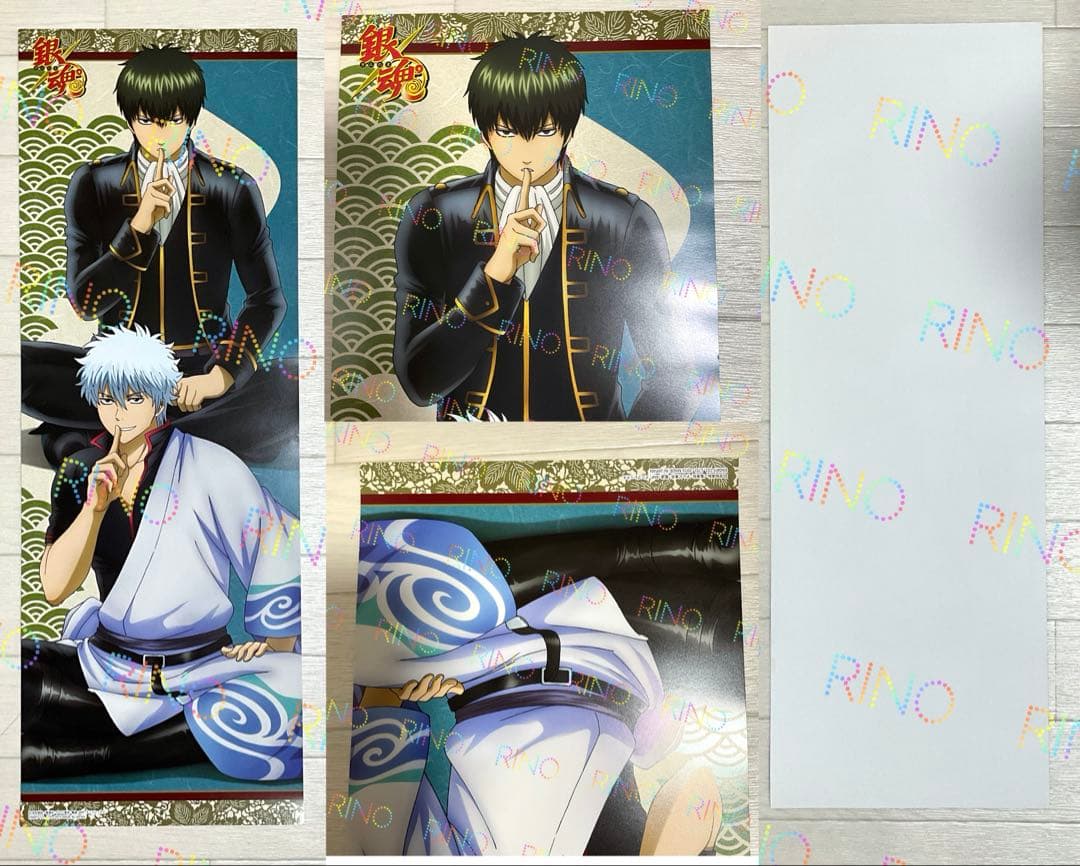 銀魂】キャラポスコレクション スティックポスター 銀時 沖田 土方