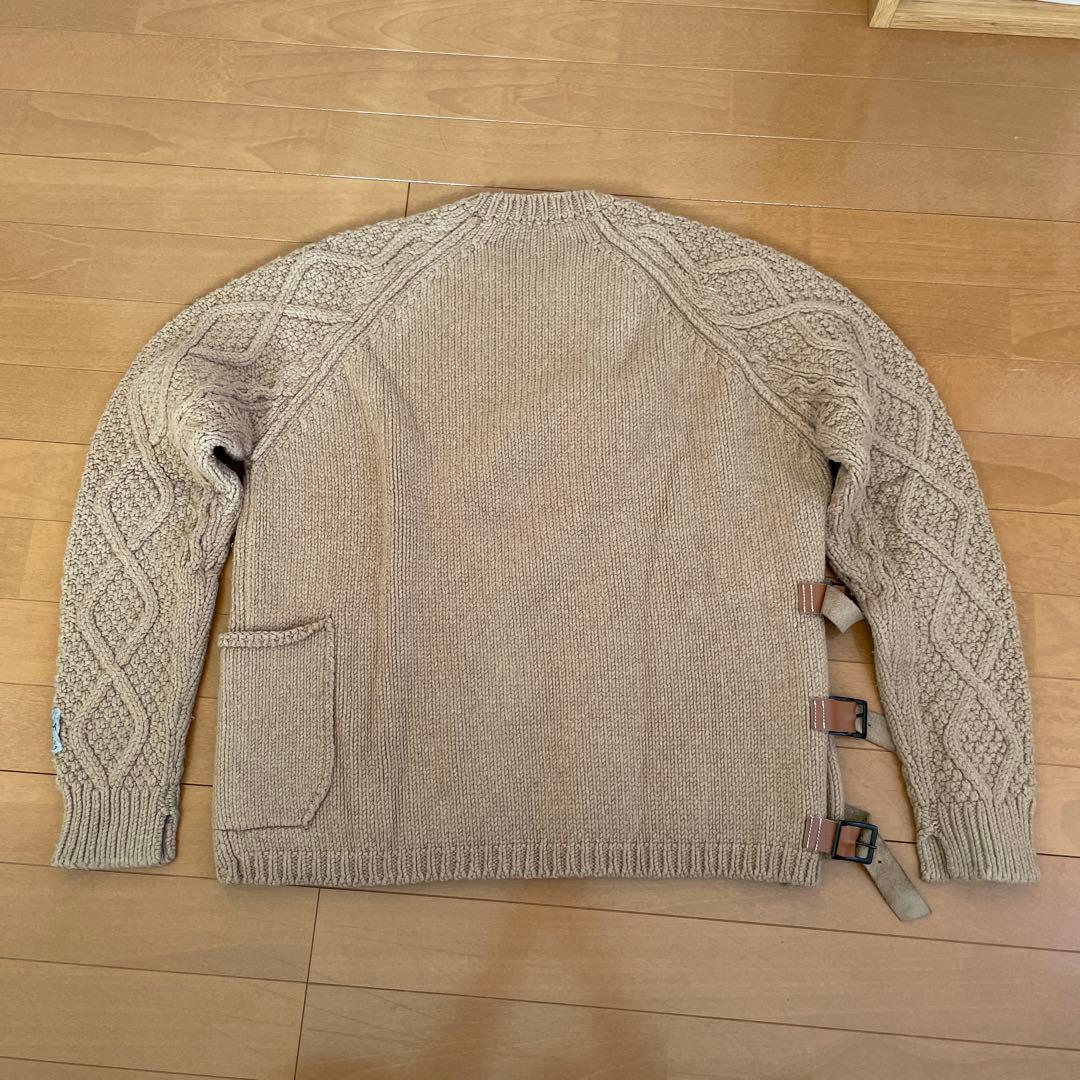 SUNSEA 18AW BELTED FISHERMAN SWEATER SUNSEA SWEATER