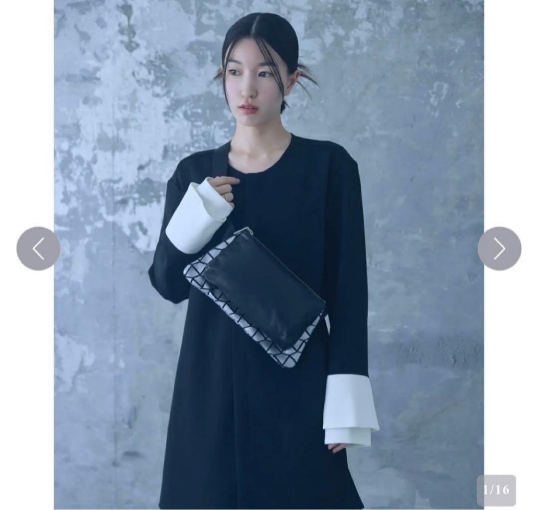 極美品✨chi.wata ボディバッグ ウエストバッグ ショルダー グレー