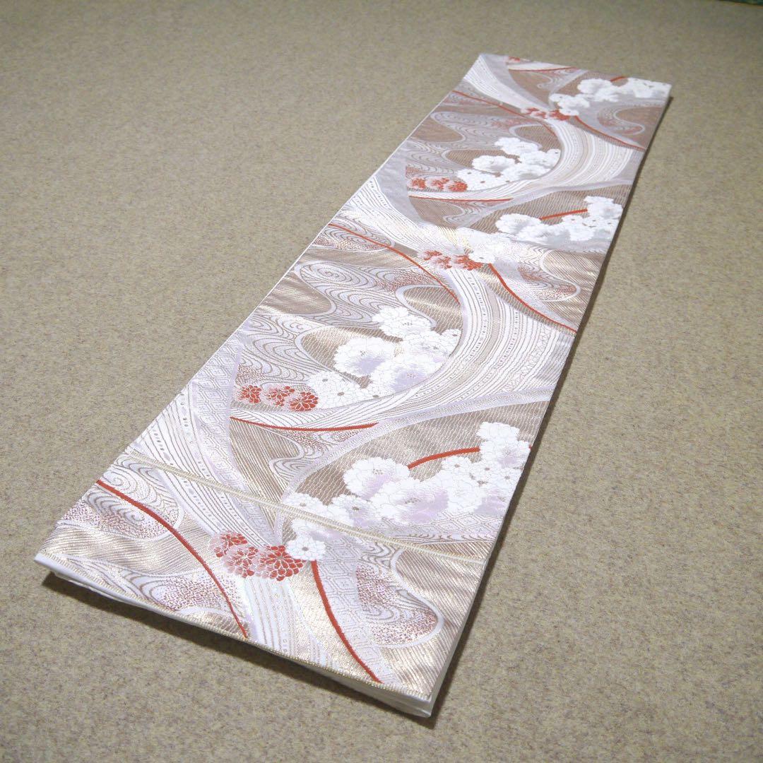 必見！早い者勝ち！！ 正絹 中古 西陣織 仕立て上がり袋帯☆240 - メルカリ