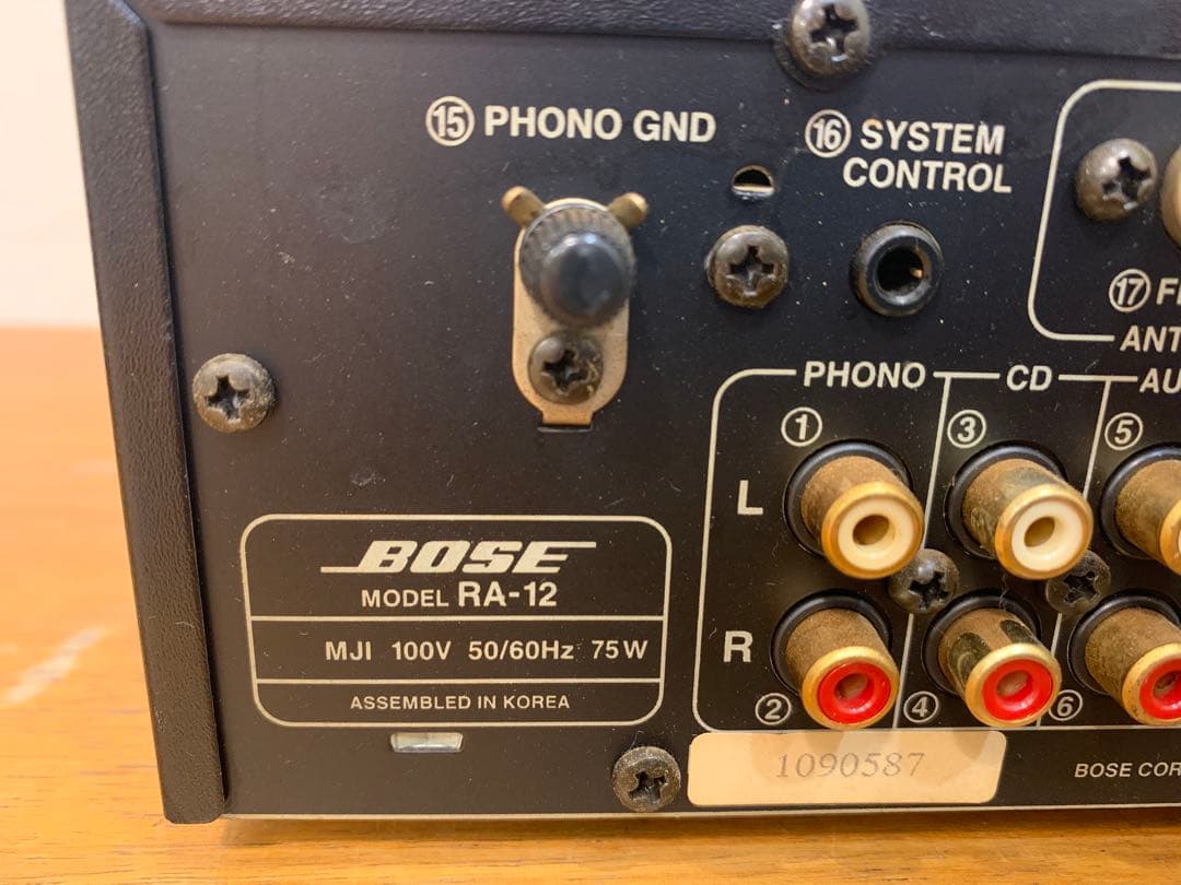 N0810-04☆BOSE Receiver RA-12 アンプ/リモコンセット