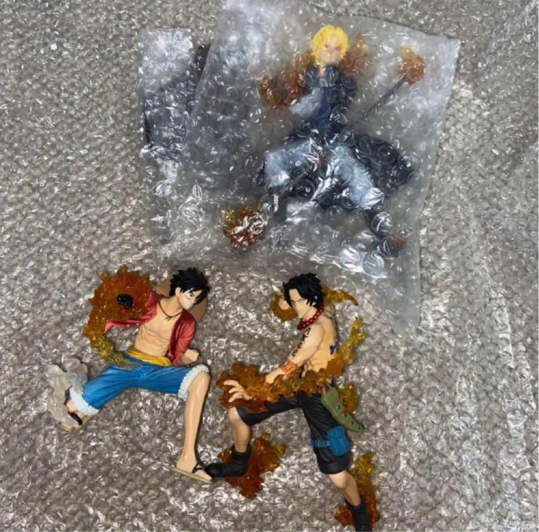ワンピース 炎の三兄弟 ルフィ サボ エース フィギュア 3体セット