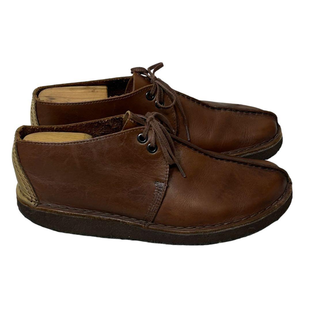 美品 クラークスオリジナルズ デザートトレック ブラウン 表革 7 1/2