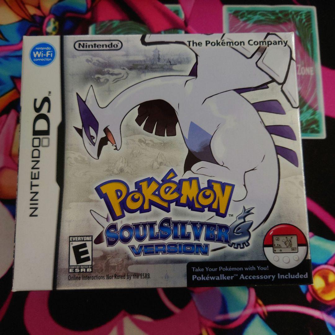 NintendoDS ソウルシルバー 北米版 ポケウォーカー未使用 超希少品