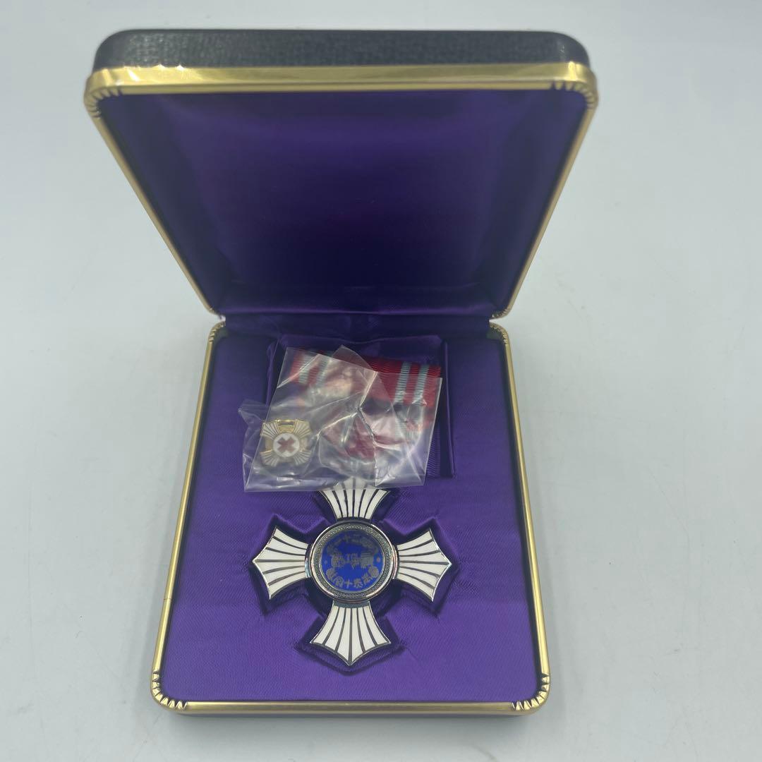 純銀【希少】日本赤十字社 金色有功章 銀色有功章 献血章 献血記念品