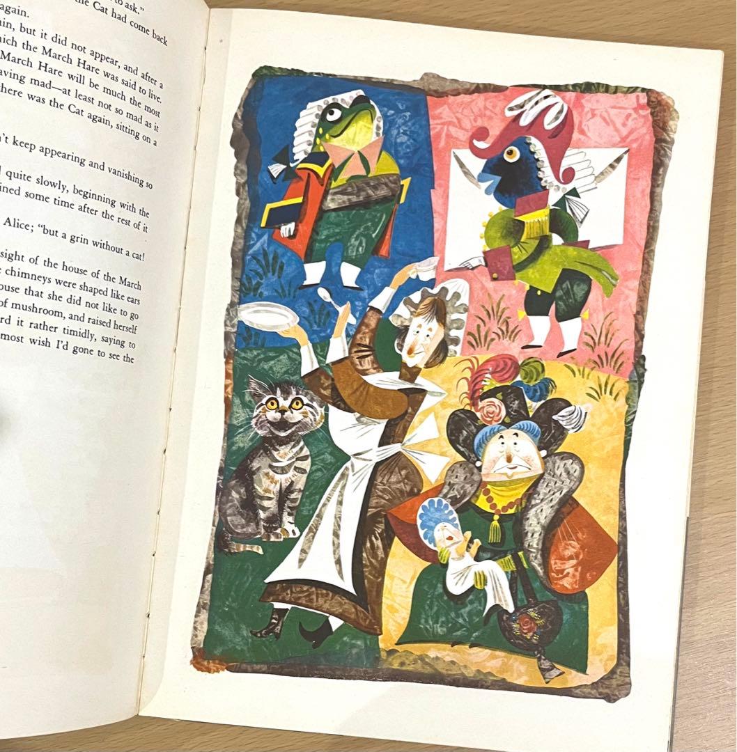 No.246 希少 古書 洋書 アンティーク 不思議の国のアリス・鏡の国の