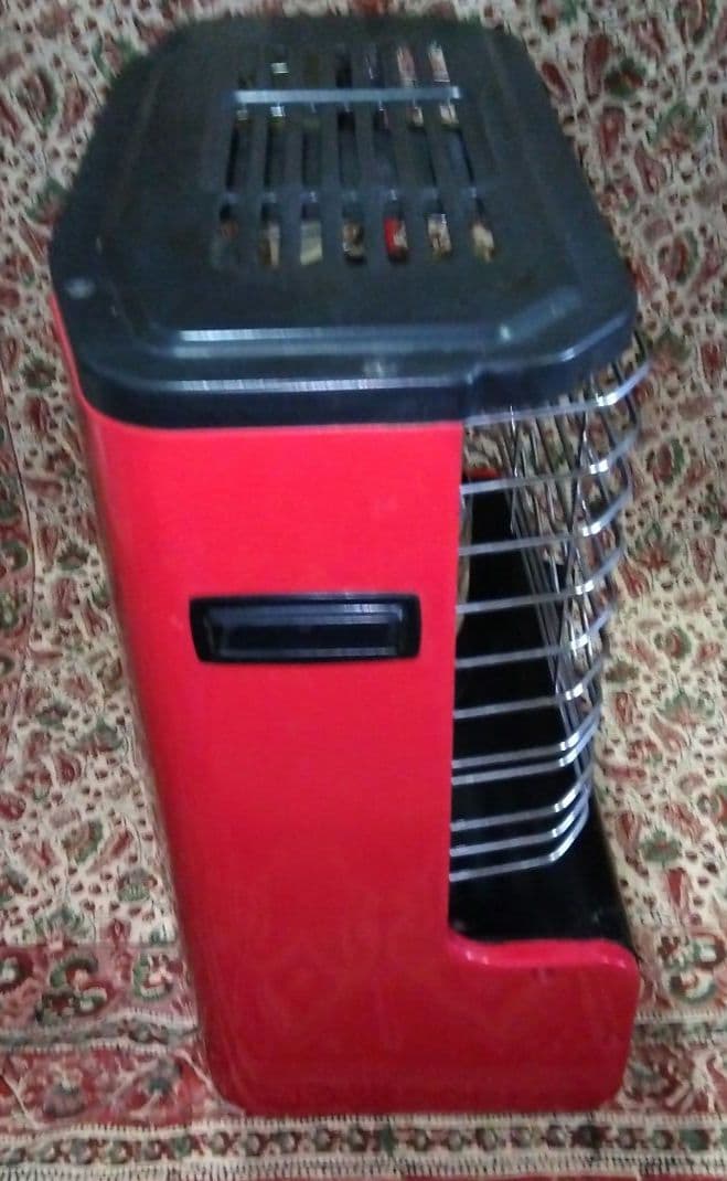 昭和レトロ】希少♢NATIONAL S-3200 ストーブ 赤黒…LPガス用 - メルカリ