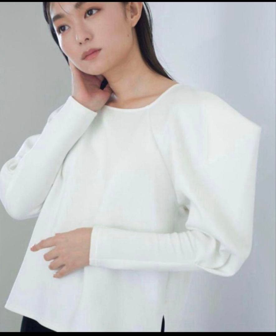 正規品maison de Dolce.ポインティニットメゾンドドルチェ ホワイト