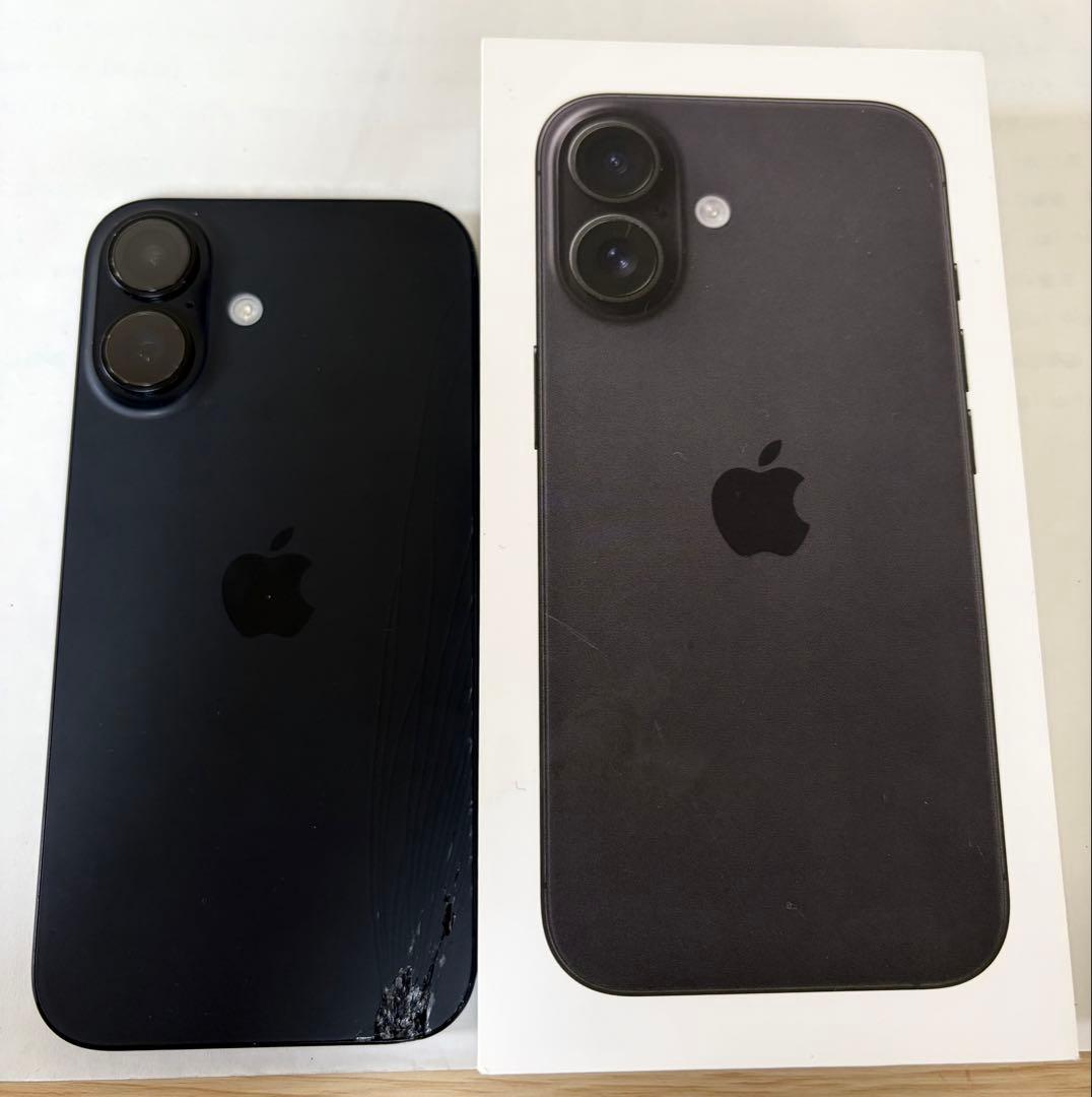 【ジャンク品】 Apple iPhone 16 128GB （箱） Apple iPhone 16 128GB Black MYDQ3J/A Factory Unlocked - ALL