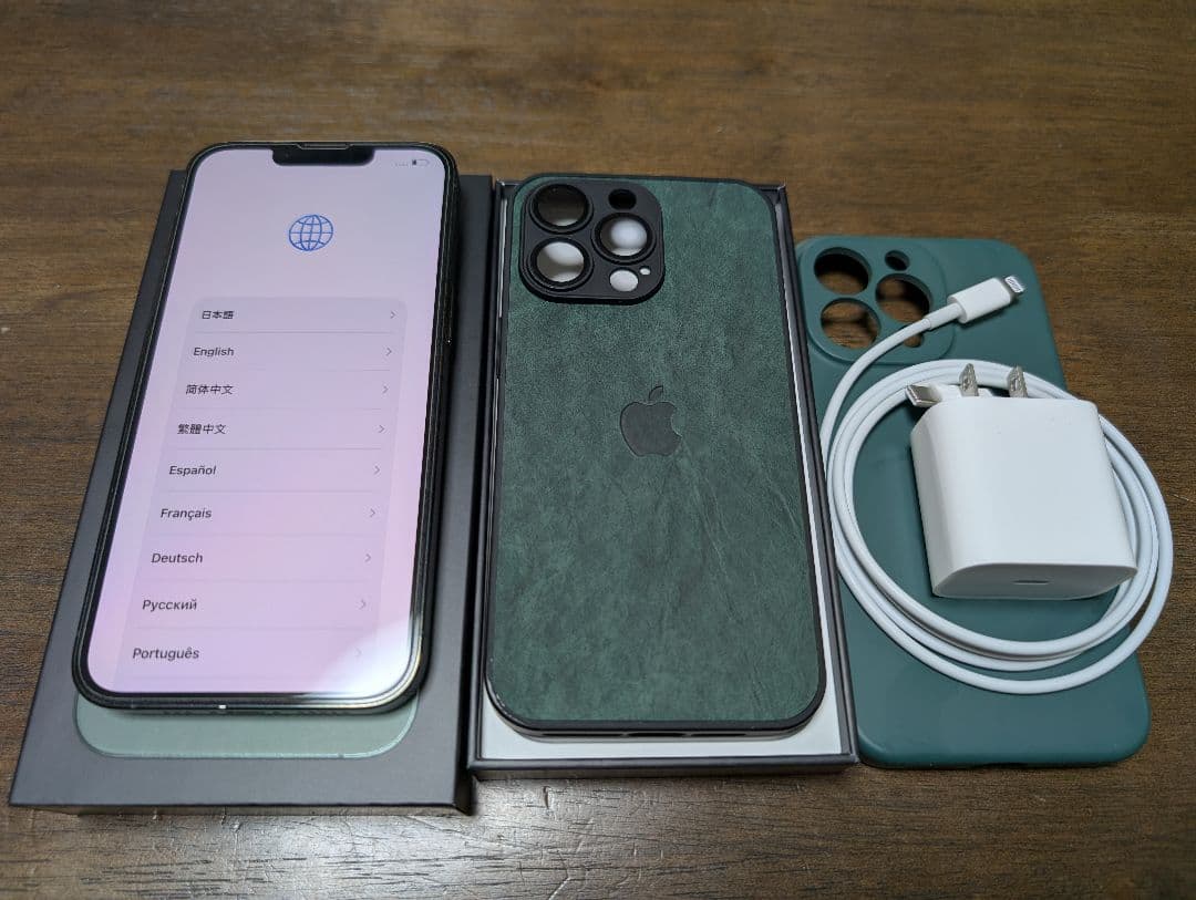 iPhone 13 pro 256GB アルパイングリーン純正充電アダプター付き Amazon.com: Apple iPhone 13 Pro, 256GB, Alpine Green - AT&T