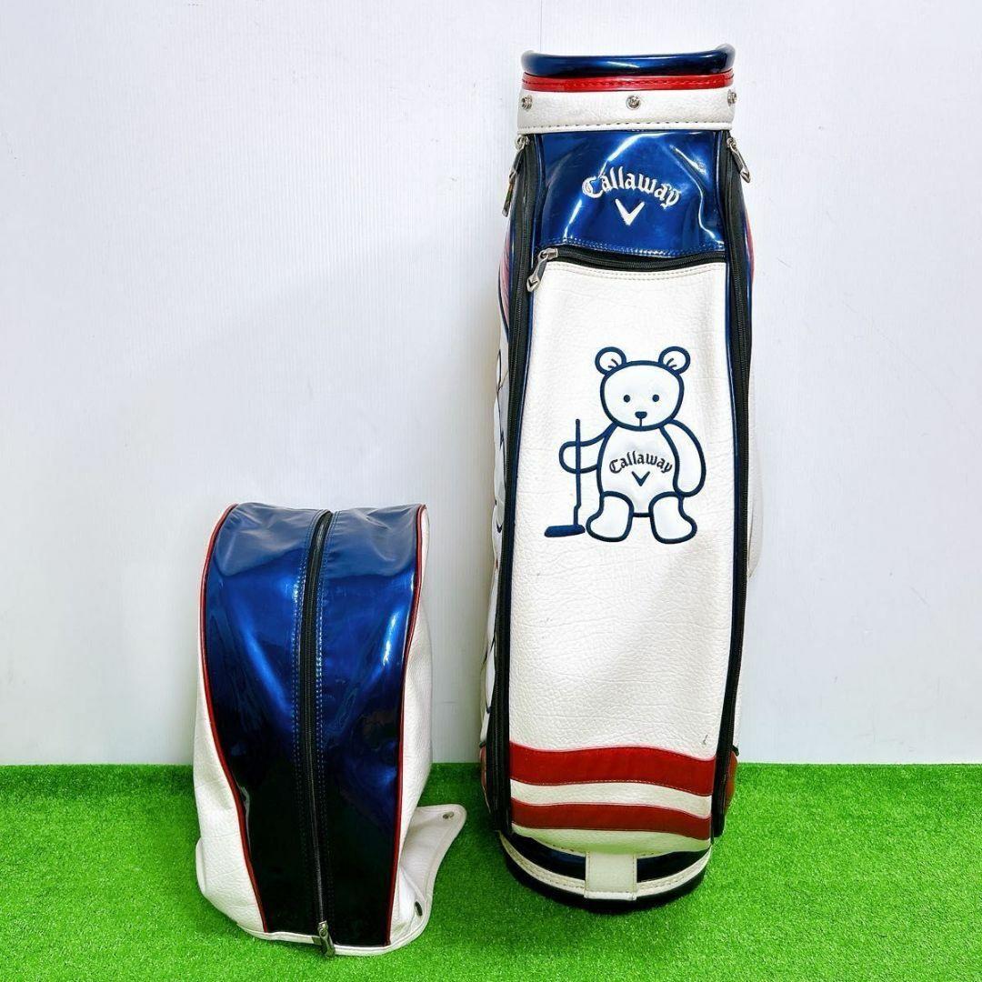 希少モデル】良品 キャロウェイ キャディバック ベアー クマ エナメル