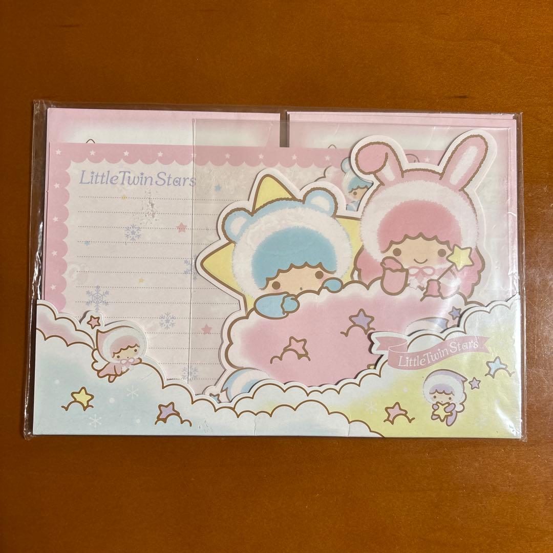 激レア 平成レトロ サンリオ キキララ リトルツインスターズ レター