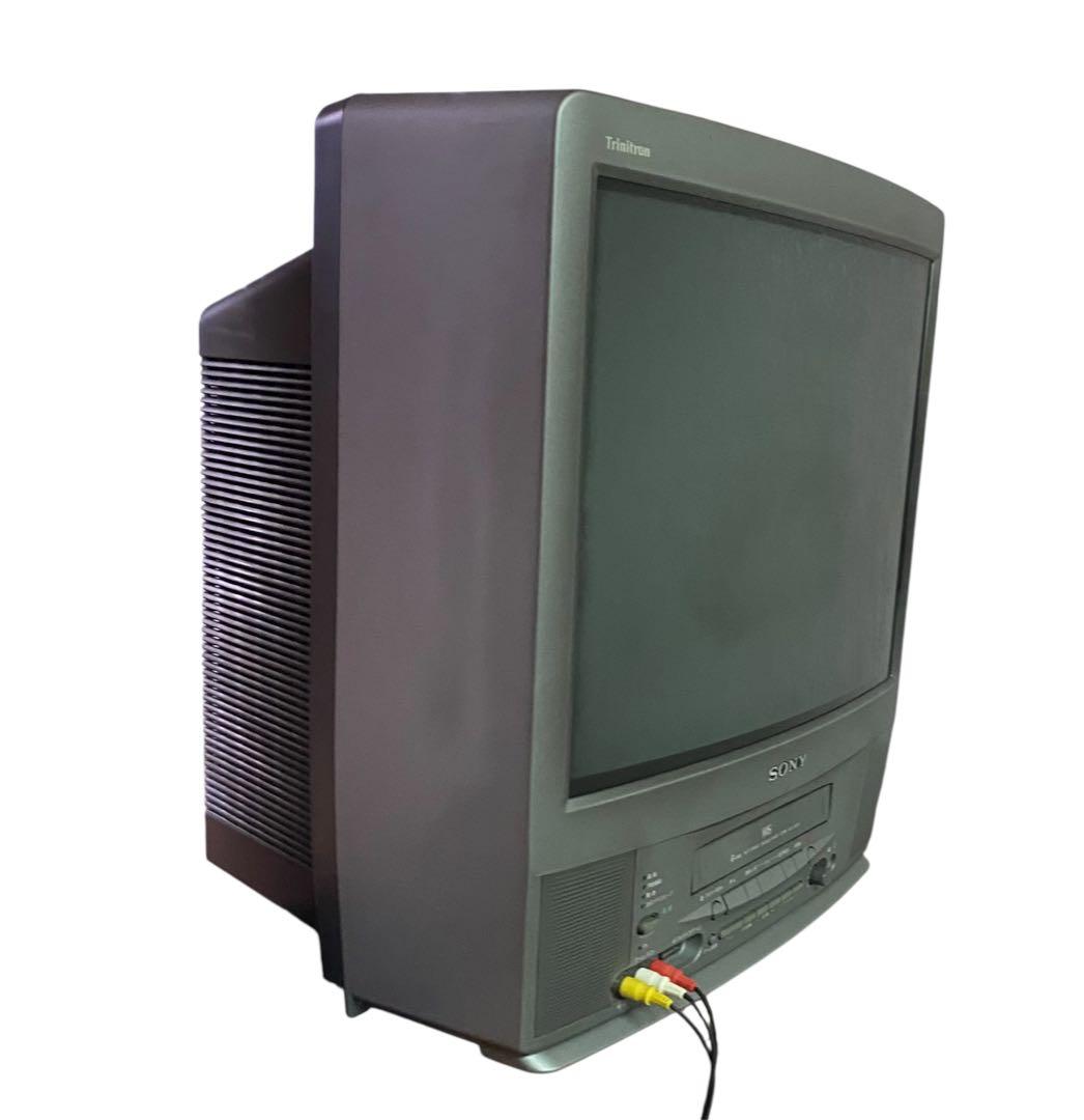 SONY】ブラウン管テレビビデオ KV-21SVT1 - メルカリ
