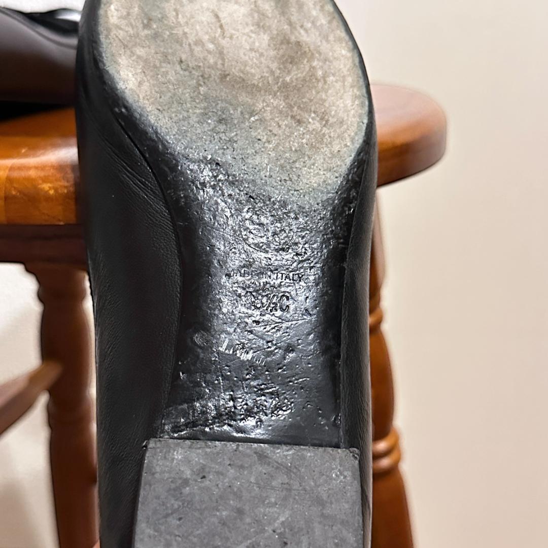 CHANEL】リボンパンプス ブラック サイズ36½ / sh142 - メルカリ