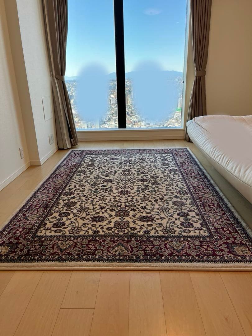 伝統的オリエンタル柄　ラグ　160×230×1.2cm ペルシャ絨毯　カーペット