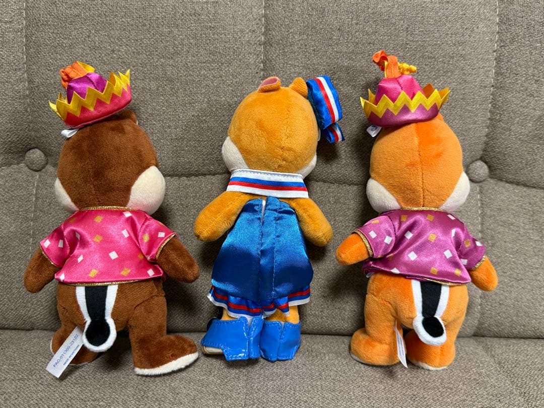 送料込】ポージープラッシー チップとデール クラリス セット売り