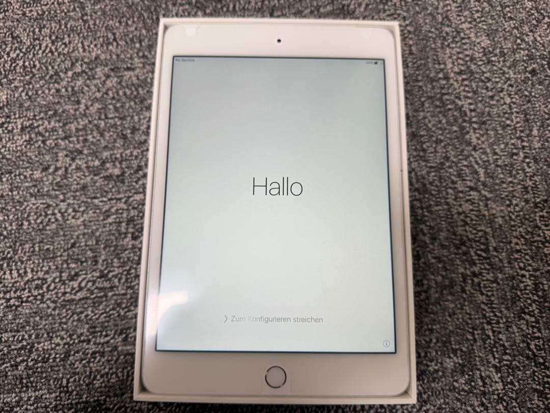 宙*様 TG248☆iPad mini4☆64GB☆初期化済み☆動作品☆シルバー Apple iPad mini 4 Wi-Fi+Cellular 64GB MK732J/A SIMフリー [シルバー