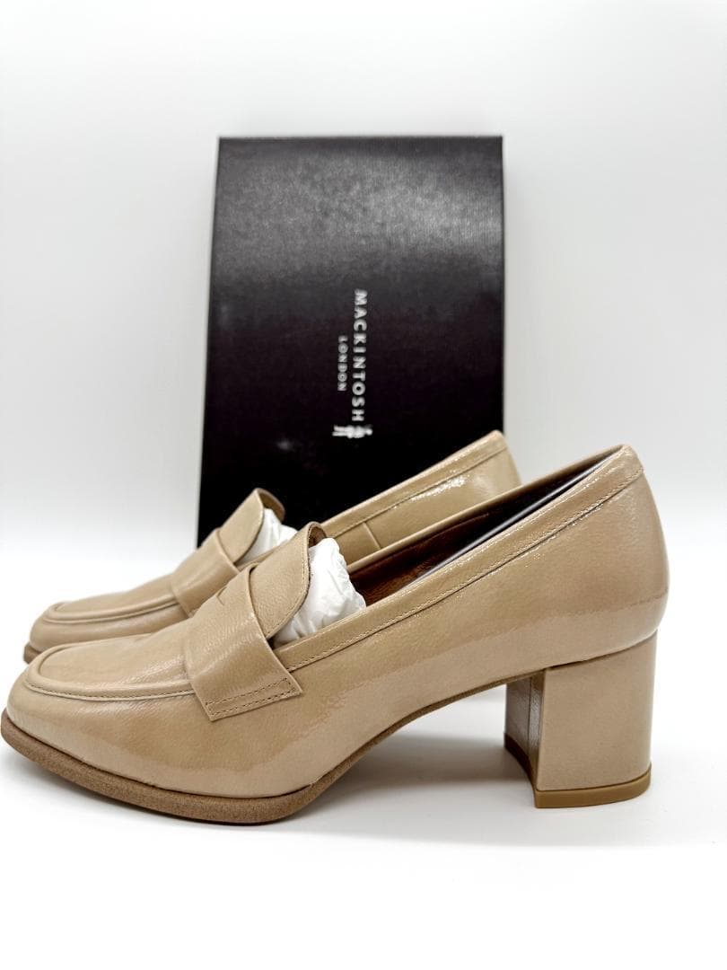 新品 マッキントッシュ ローファー ベージュ 24.5cm