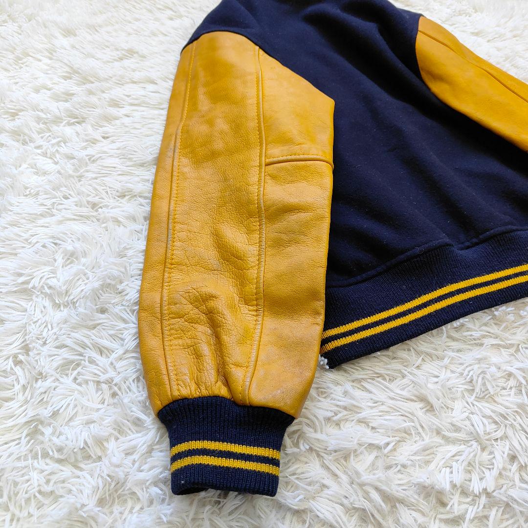 希少 佐藤健着用 Mac Beth マクベス スタジャン キルティング 袖レザー