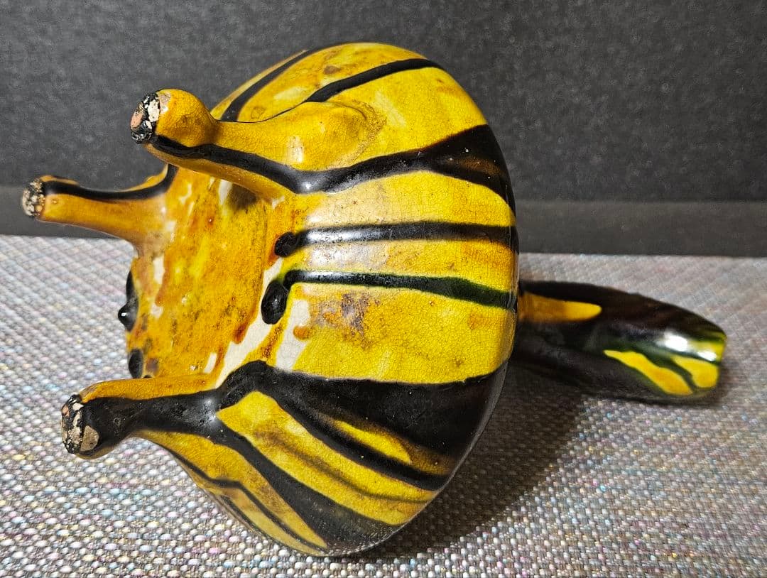 中国古美術 中国古陶磁器 古玩 時代物 遼三彩 鶏頭鶏冠形 手付水注