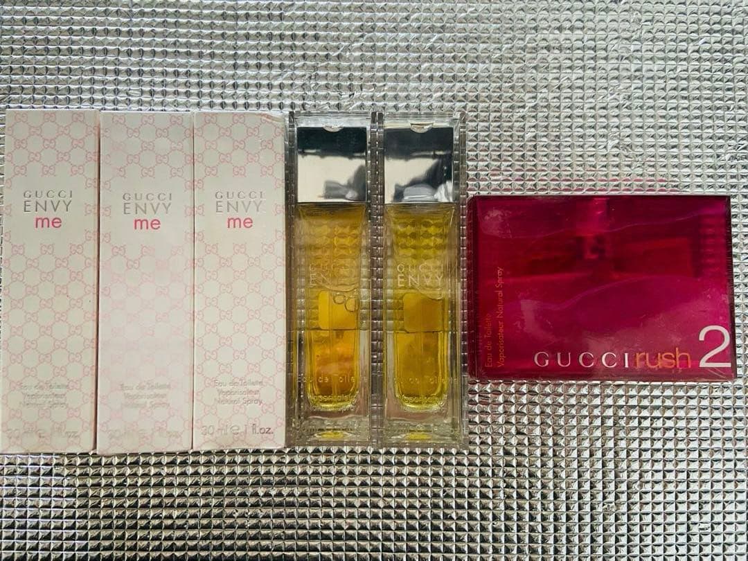 Gucci rush 2 & Envy 他 香水5本セット※バラ売り可 org.jpg