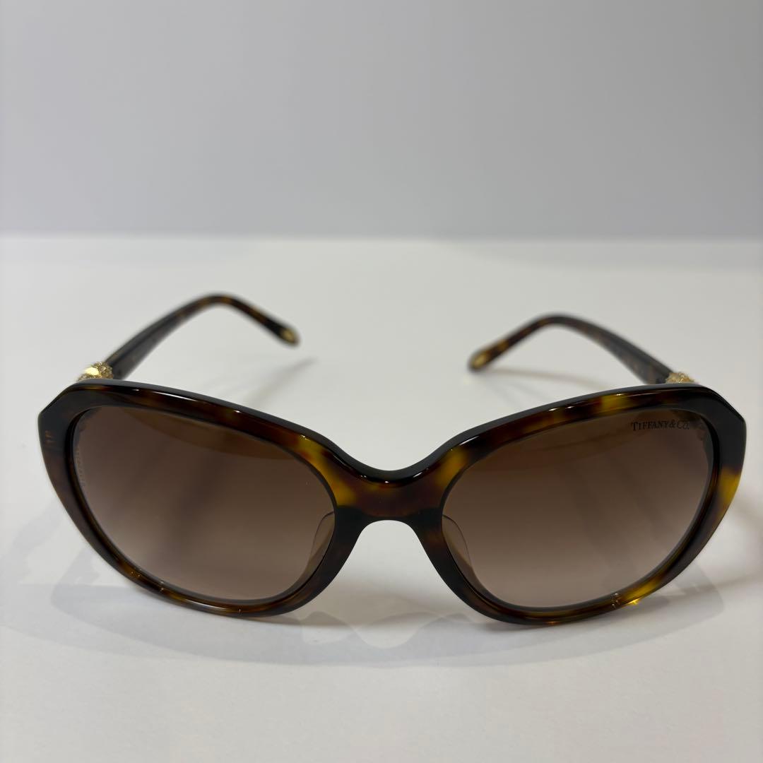 ティファニー TF4108 サングラス クロス スワロフスキーべっ甲 付属品
