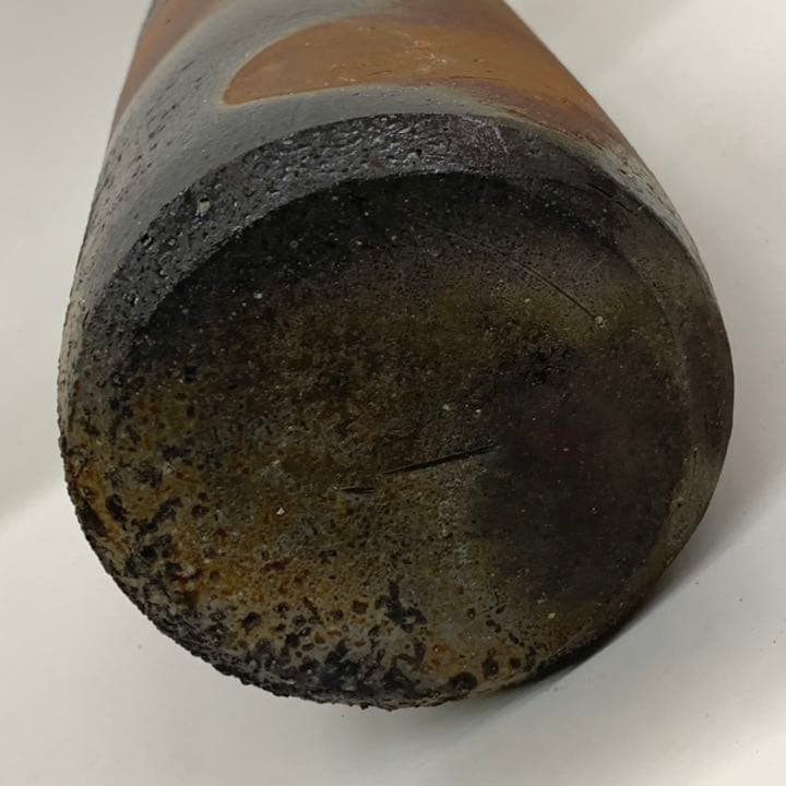 花入1】備前1 筒花生 伊勢崎満 高さ23㎝ - メルカリ