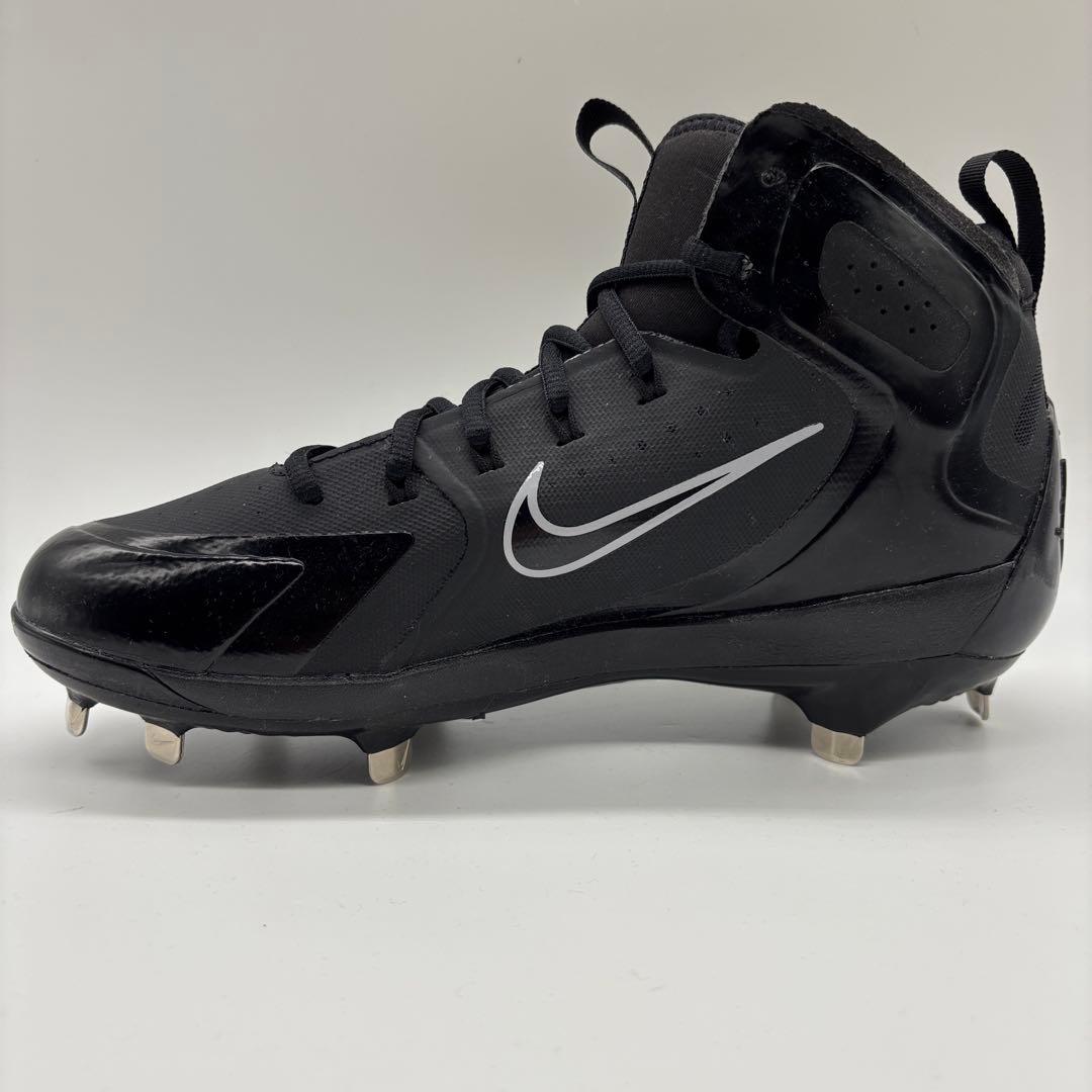 NIKE 野球 スパイク ブラック 黒 26.5㎝ ミドルカット 軽量 - メルカリ