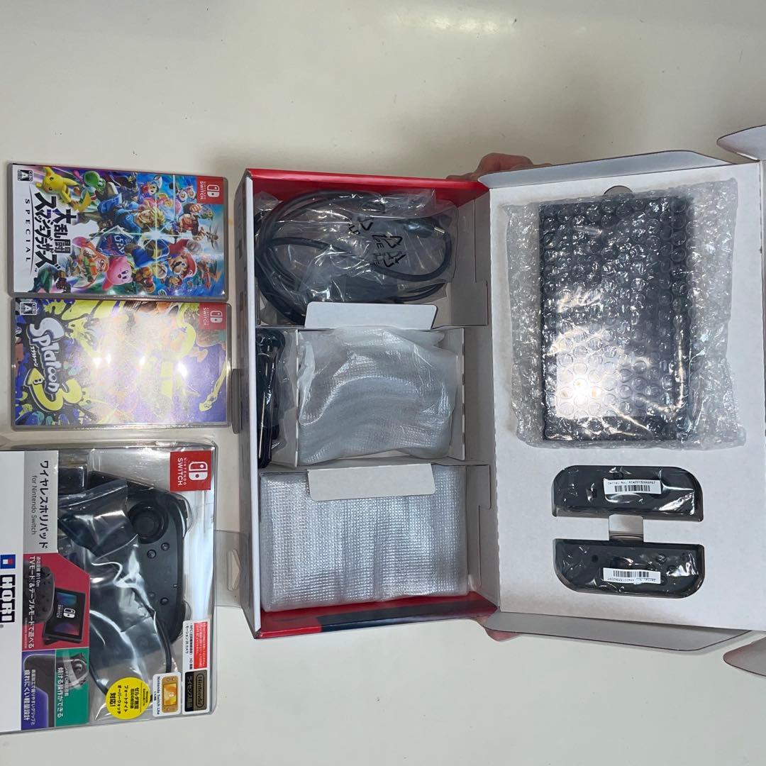値下げSwitch,スマブラ,スプラトゥーン3,ワイヤレスホリパッドのセット