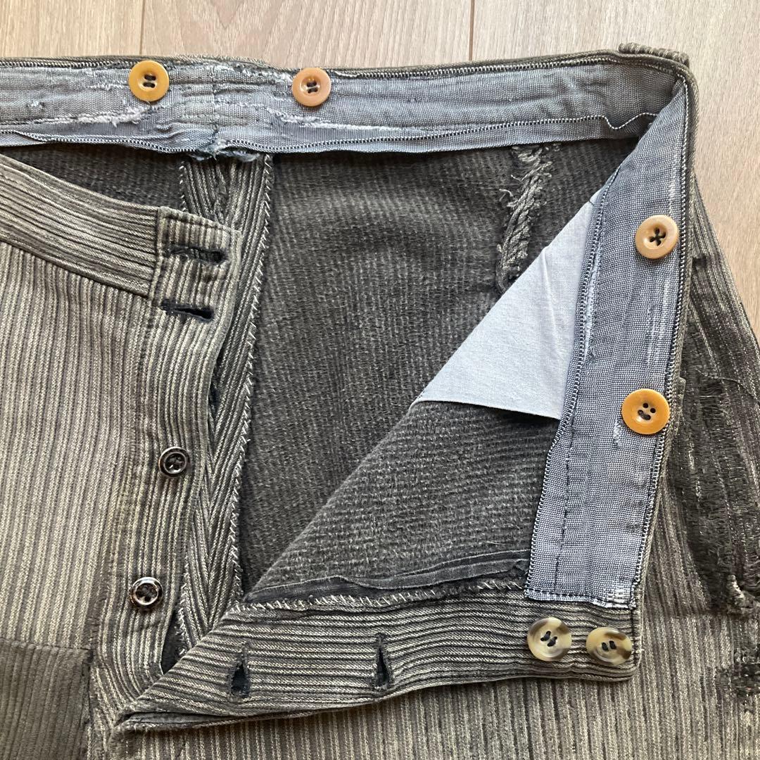 フランス ビンテージ ファーマーズパンツ ストライプ 軍 m47