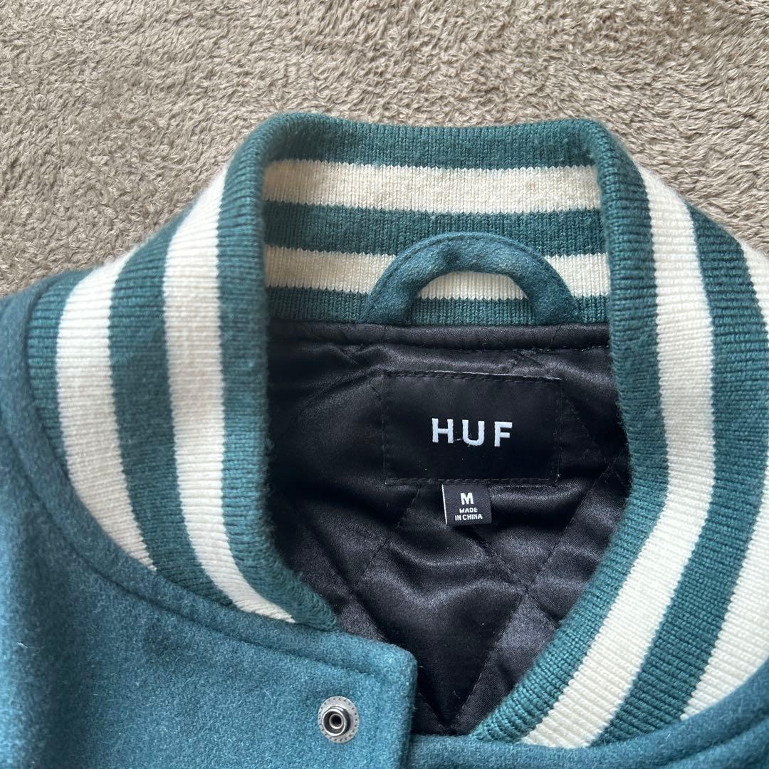 2*M様 HUF スタジャン Mサイズ 青/白 - メルカリ