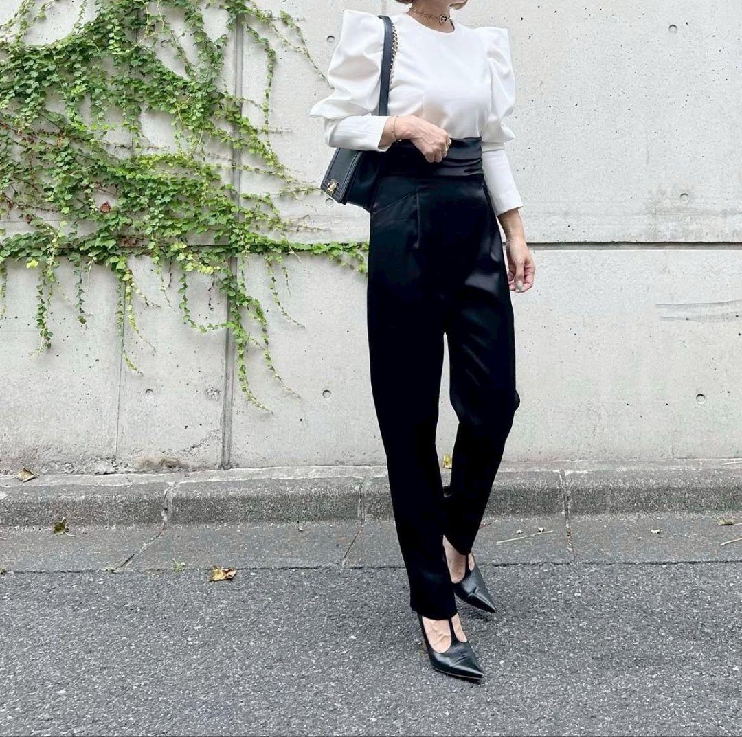 Cygne シーニュ とんがりパフtops Manon