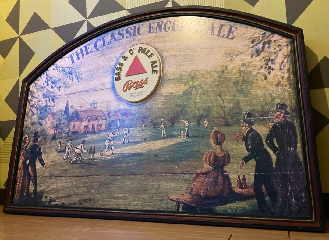 アンティーク 木製 看板 レトロ イギリス 額縁 フレーム 雑貨 バー