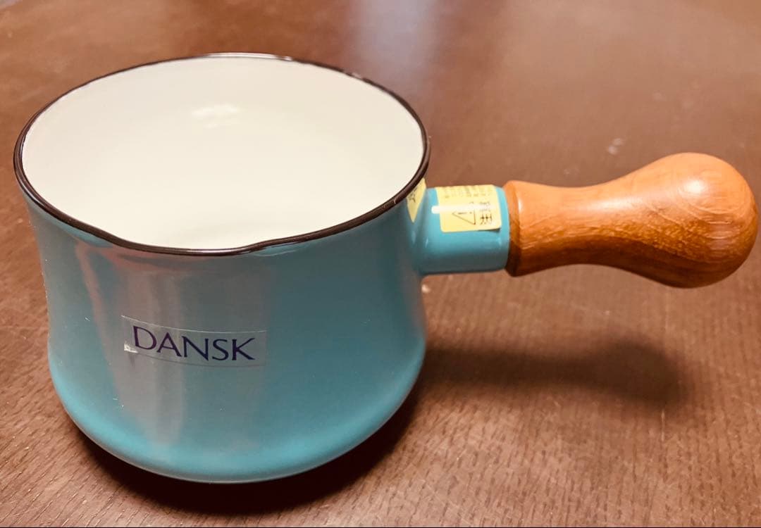 訳あり未使用品】 希少 Dansk 廃盤 ターコイズ バターウォーマー 片手