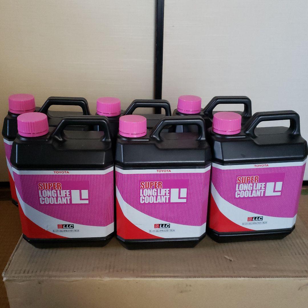 TOYOTA 　スーパーLLC　６本セット ☆トヨタ純正スーパーLLC クーラント 2L缶 ▽ : NET 部品館 - 通販