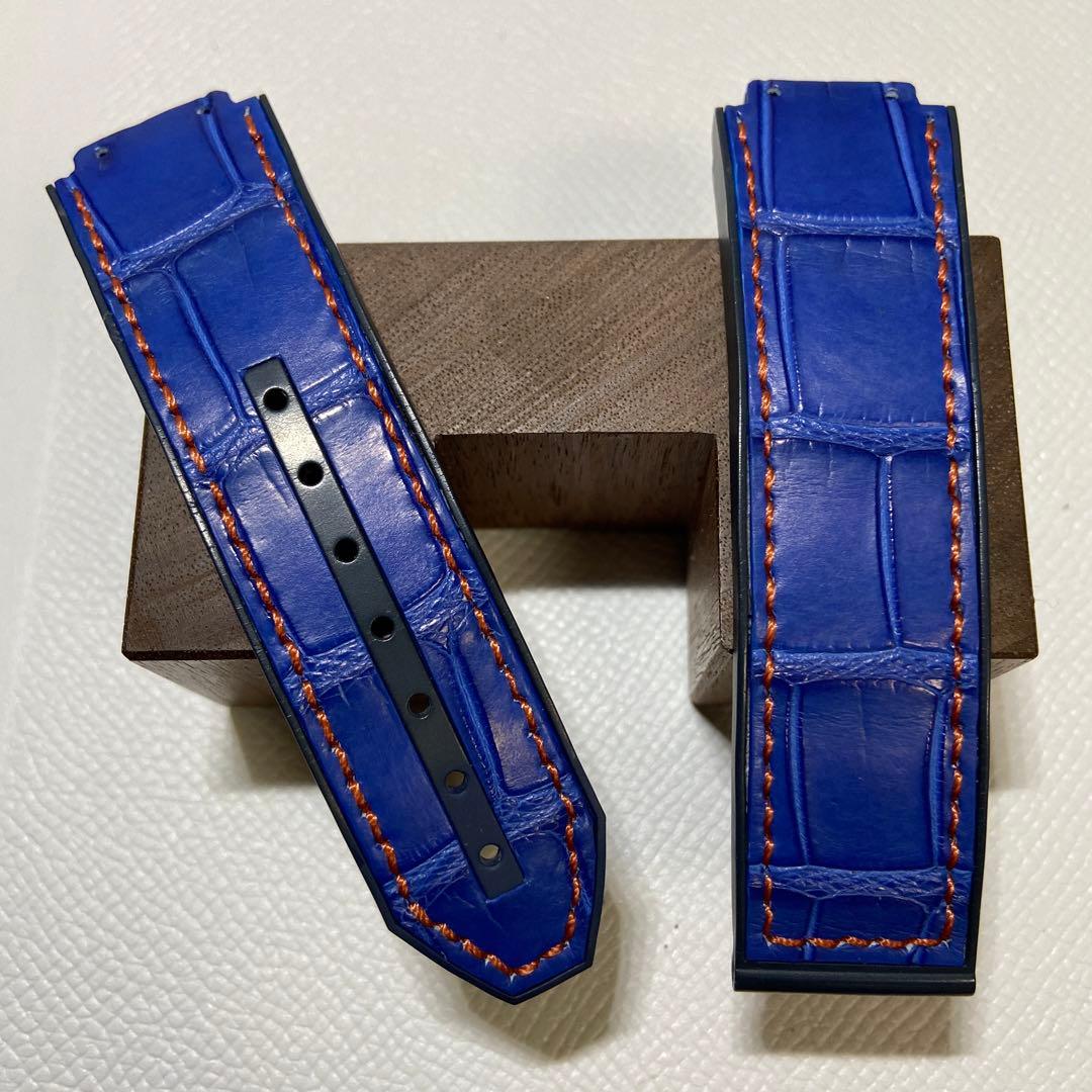 ✓【オーダー製作】ウブロ（HUBLOT）専用レザーストラップ - メルカリ